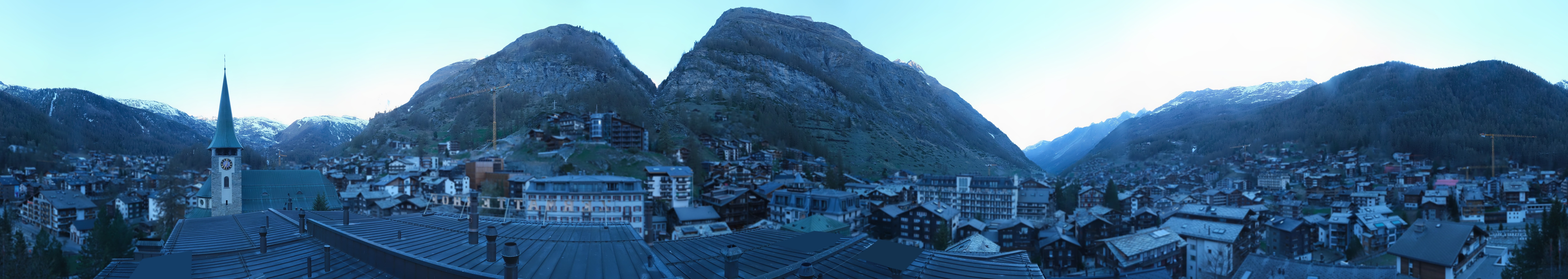 Archived image Webcam Panorama Hotel Zermatterhof