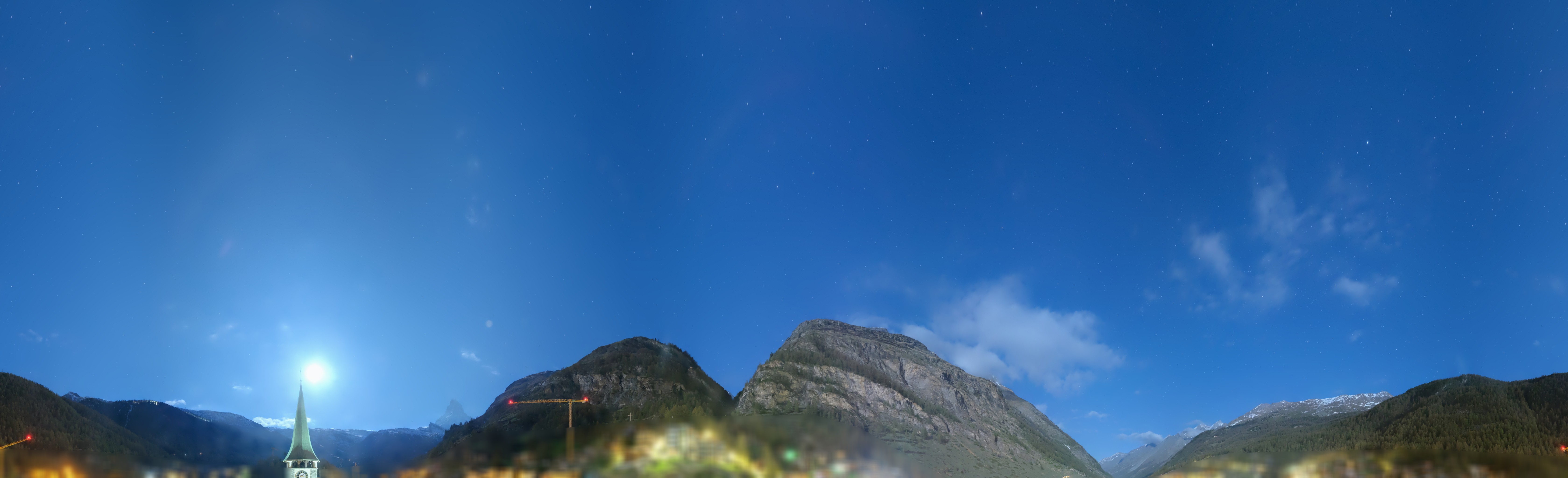 Archived image Webcam Panorama Hotel Zermatterhof