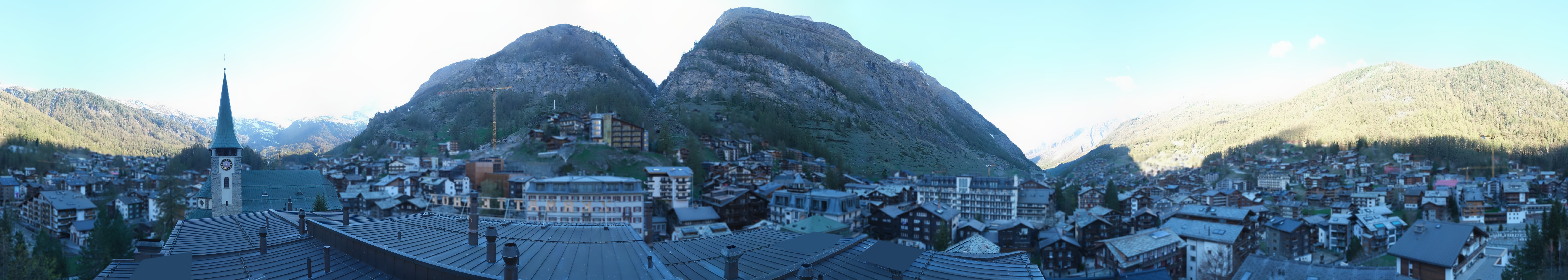 Archived image Webcam Panorama Hotel Zermatterhof
