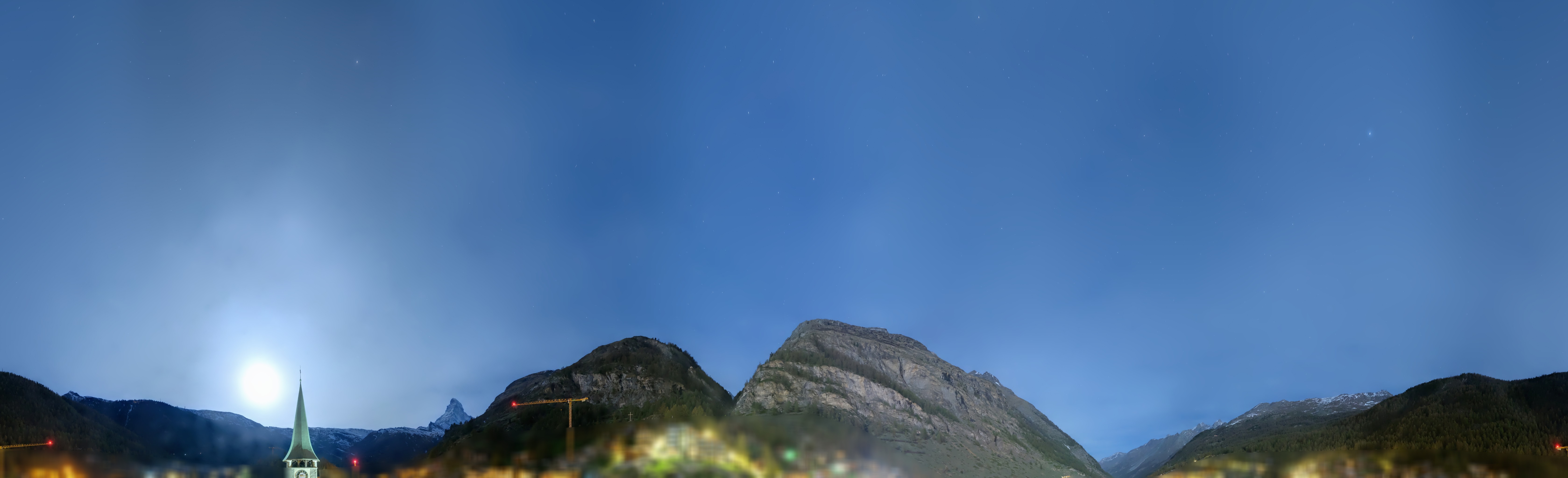 Archived image Webcam Panorama Hotel Zermatterhof