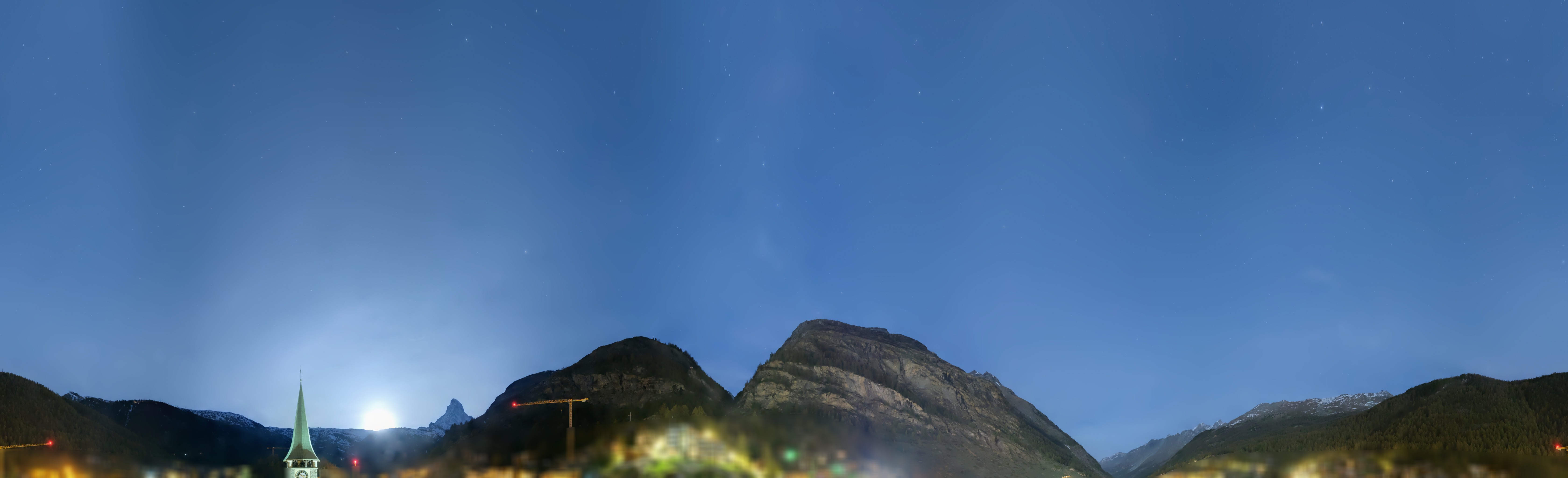 Archived image Webcam Panorama Hotel Zermatterhof