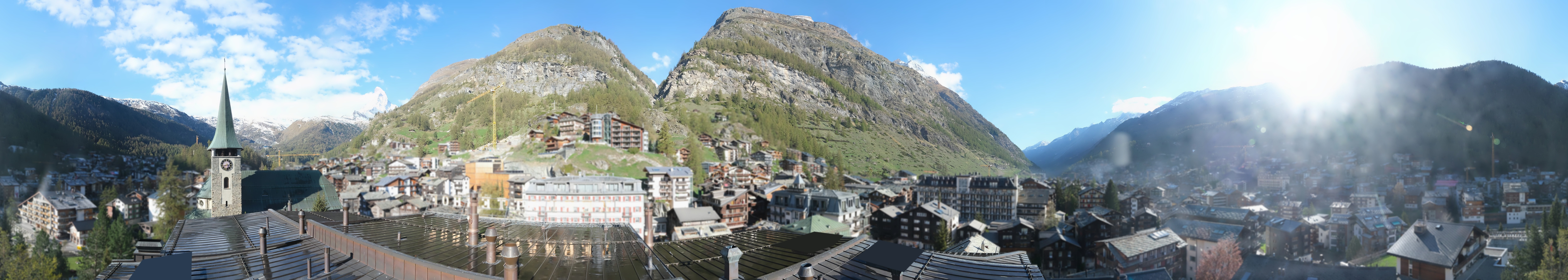 Archiv Foto Webcam Panorama Zermatterhof