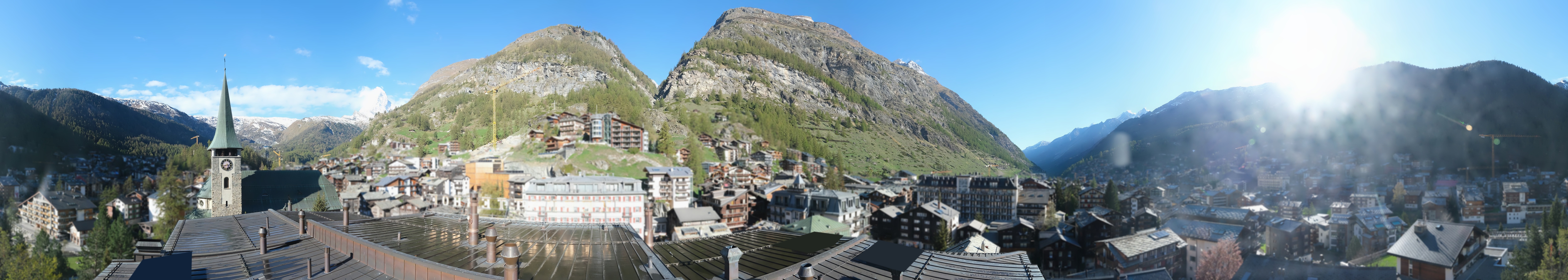 Archiv Foto Webcam Panorama Zermatterhof
