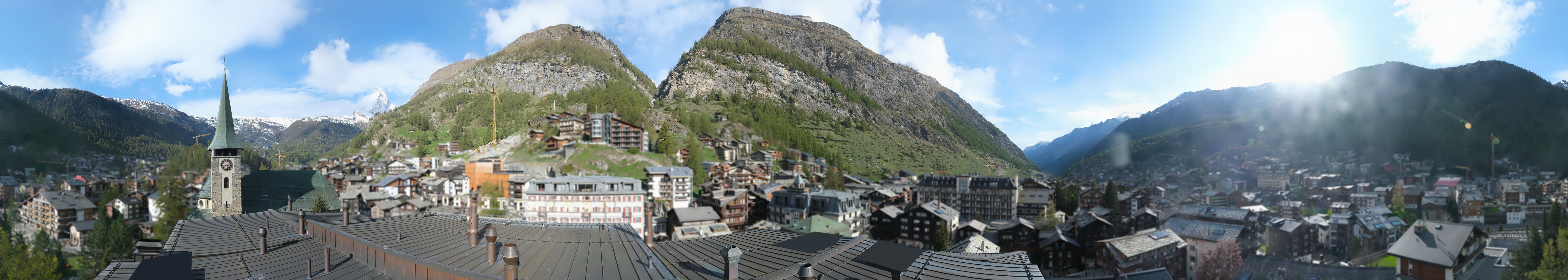 Archiv Foto Webcam Panorama Zermatterhof