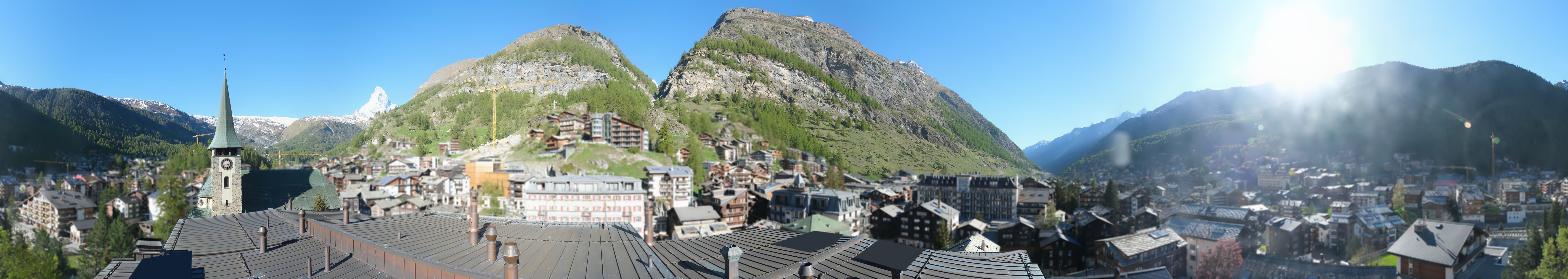 Archiv Foto Webcam Panorama Zermatterhof