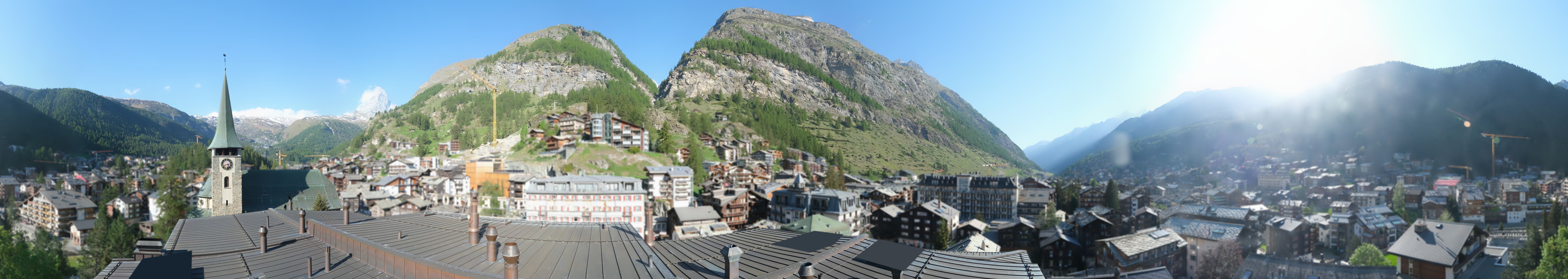 Archiv Foto Webcam Panorama Zermatterhof