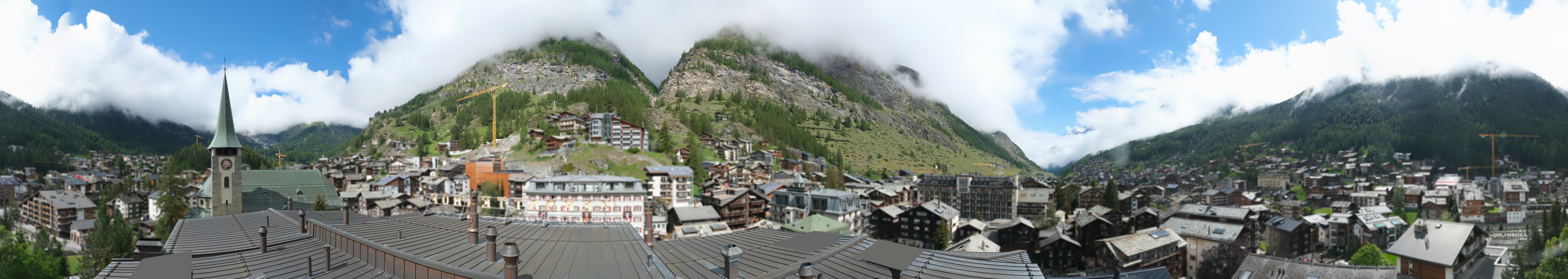 Archiv Foto Webcam Panorama Zermatterhof