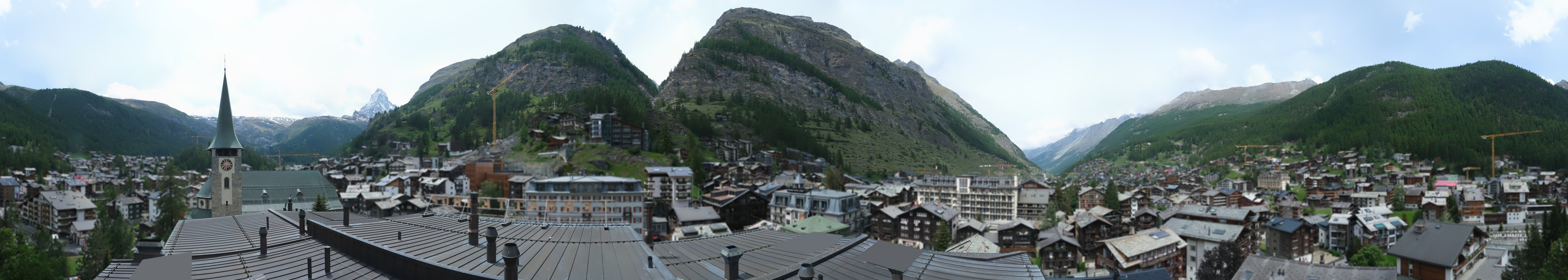 Archiv Foto Webcam Panorama Zermatterhof