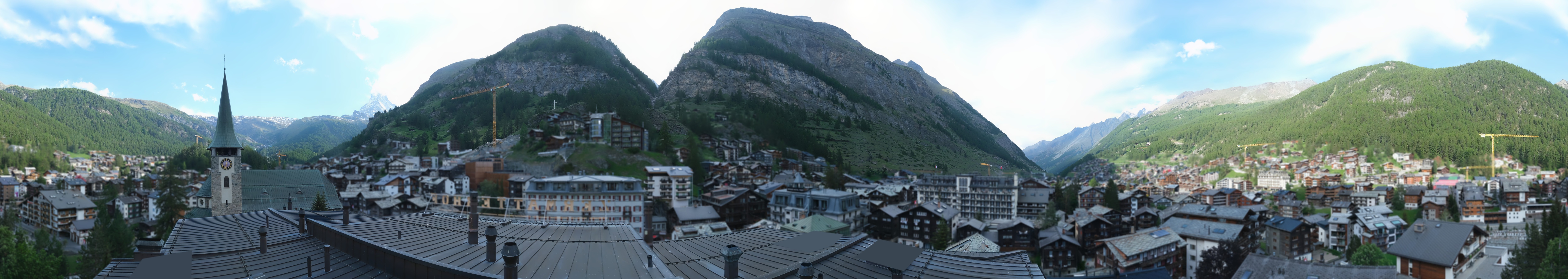 Archiv Foto Webcam Panorama Zermatterhof
