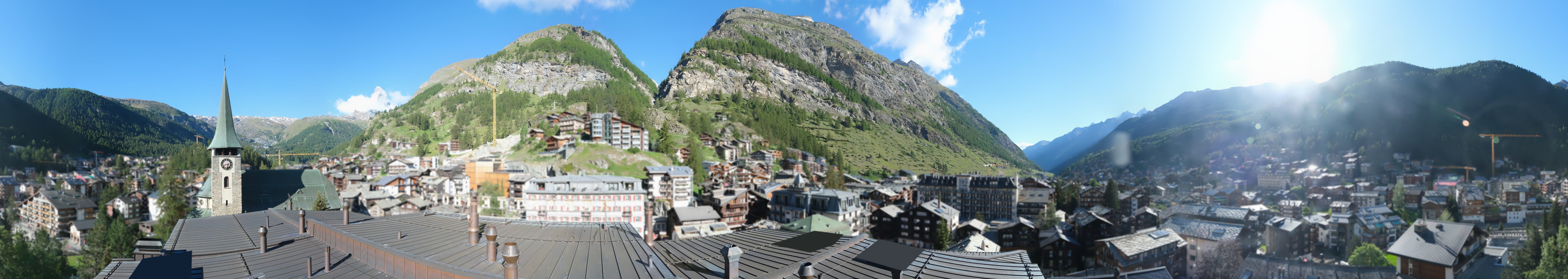 Archiv Foto Webcam Panorama Zermatterhof