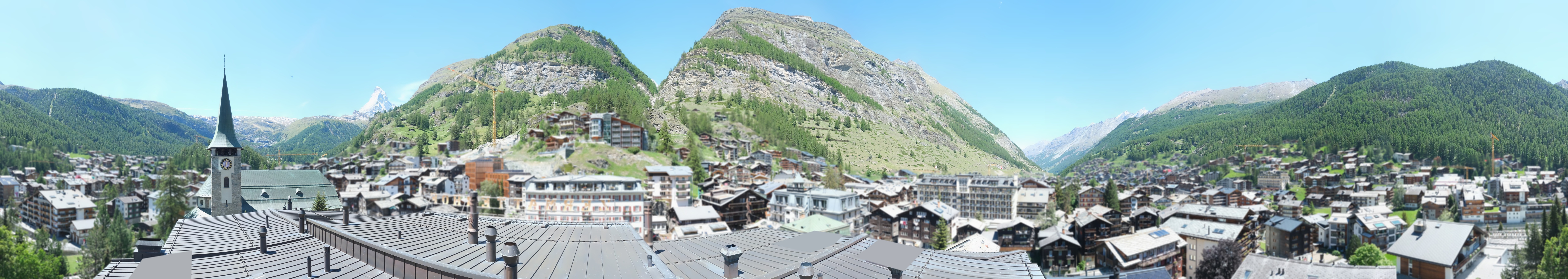 Archiv Foto Webcam Panorama Zermatterhof