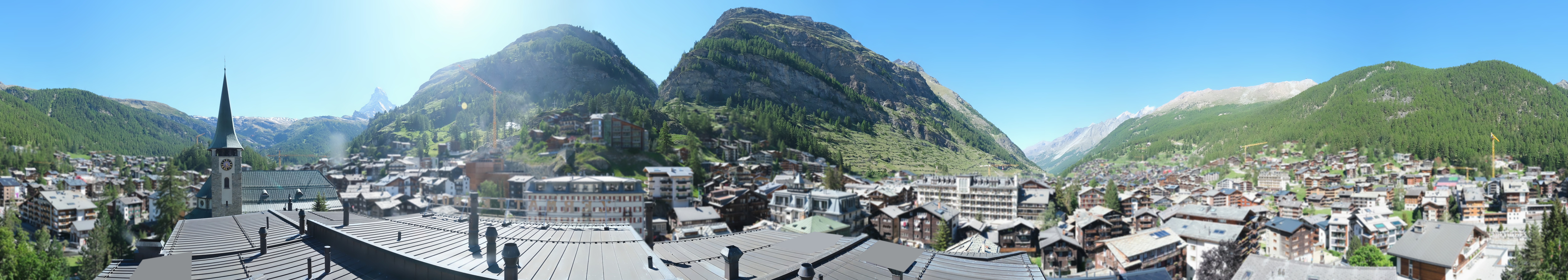 Archiv Foto Webcam Panorama Zermatterhof