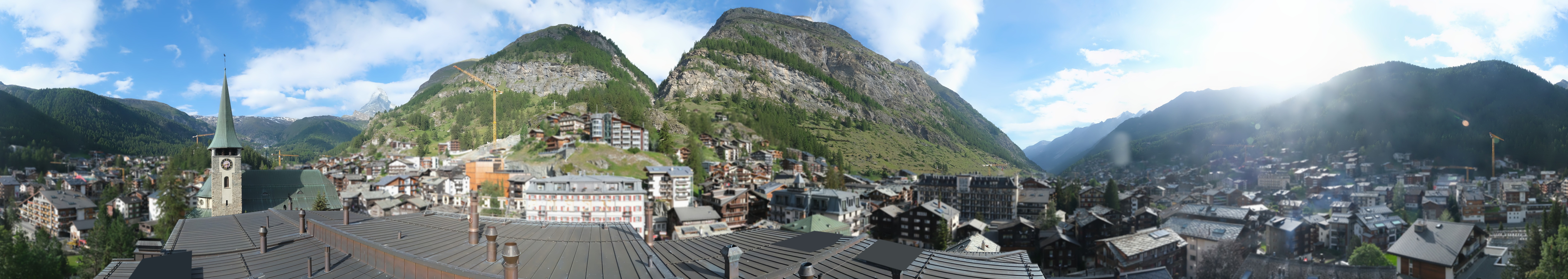 Archiv Foto Webcam Panorama Zermatterhof