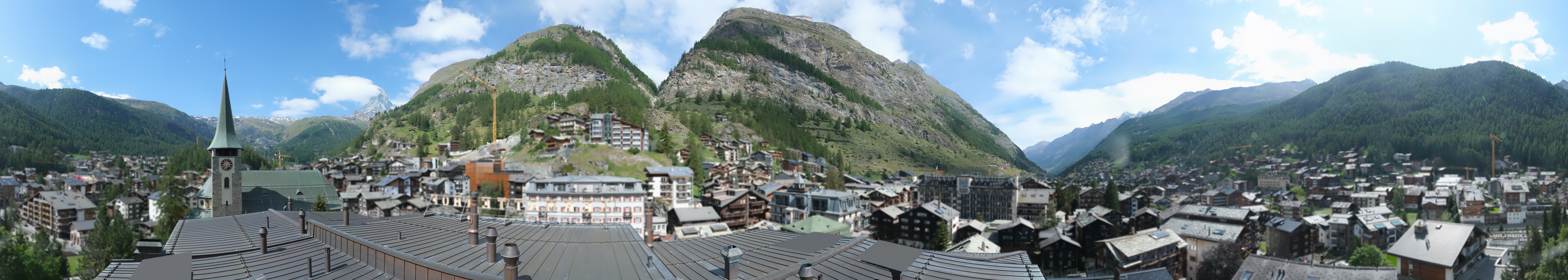 Archiv Foto Webcam Panorama Zermatterhof