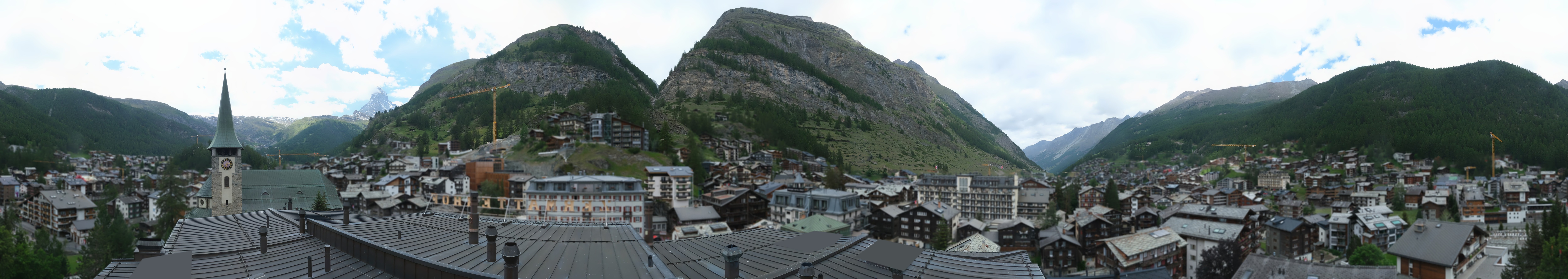 Archiv Foto Webcam Panorama Zermatterhof
