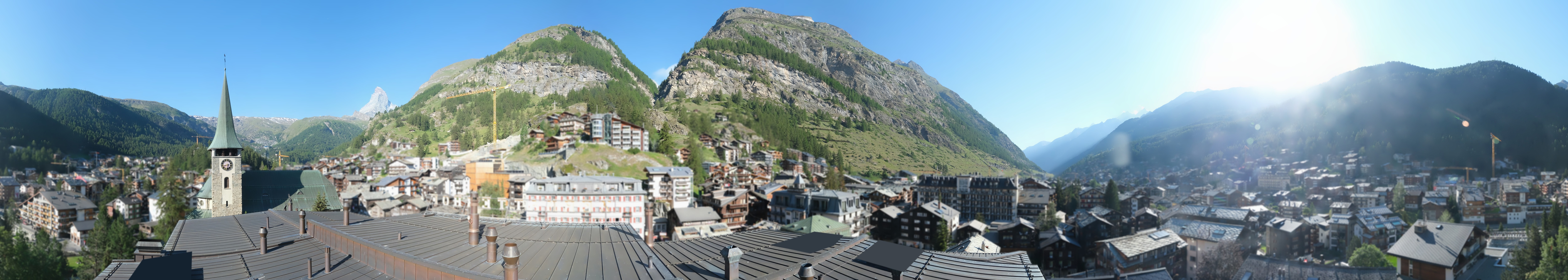 Archiv Foto Webcam Panorama Zermatterhof