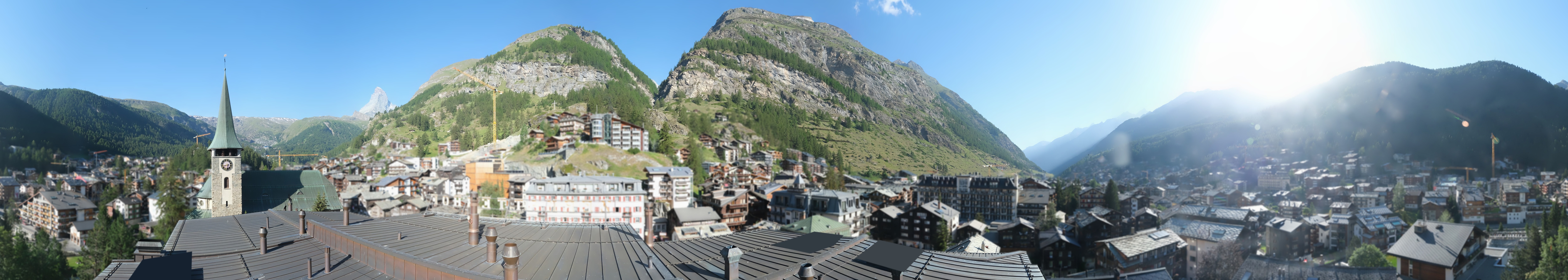 Archiv Foto Webcam Panorama Zermatterhof