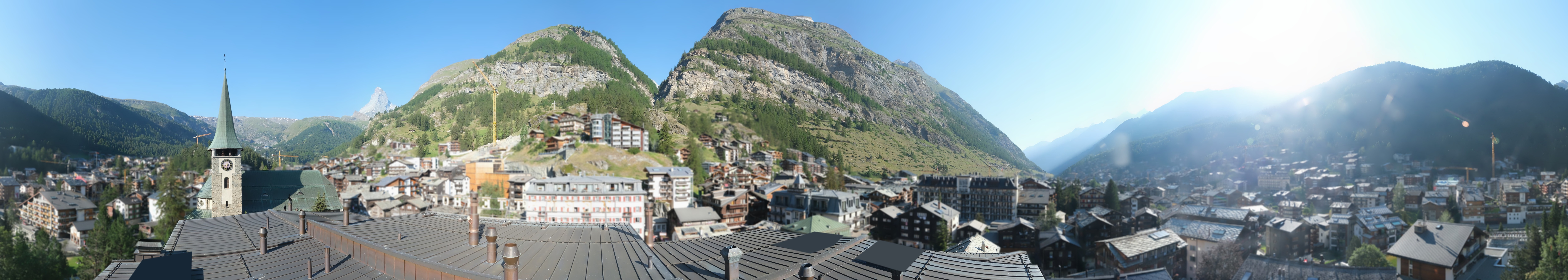 Archiv Foto Webcam Panorama Zermatterhof