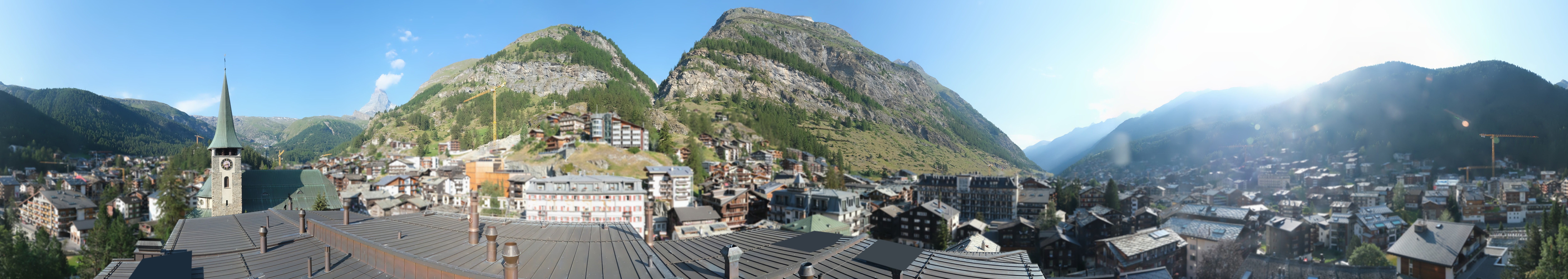 Archiv Foto Webcam Panorama Zermatterhof