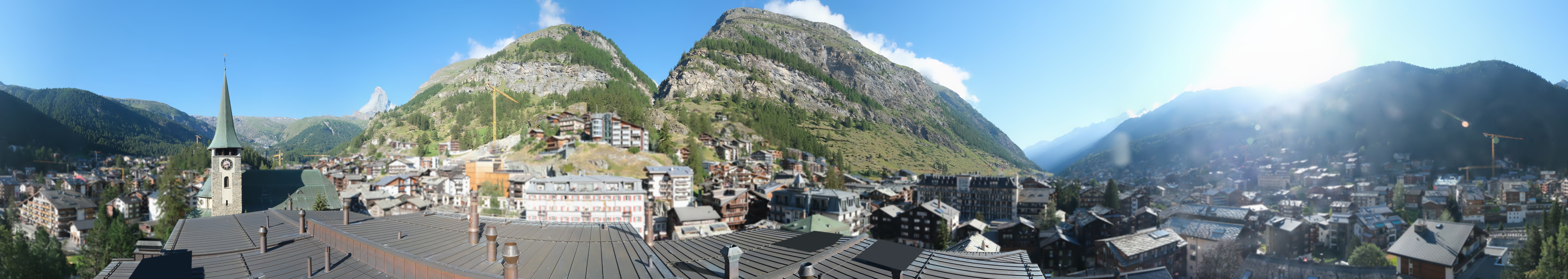 Archiv Foto Webcam Panorama Zermatterhof