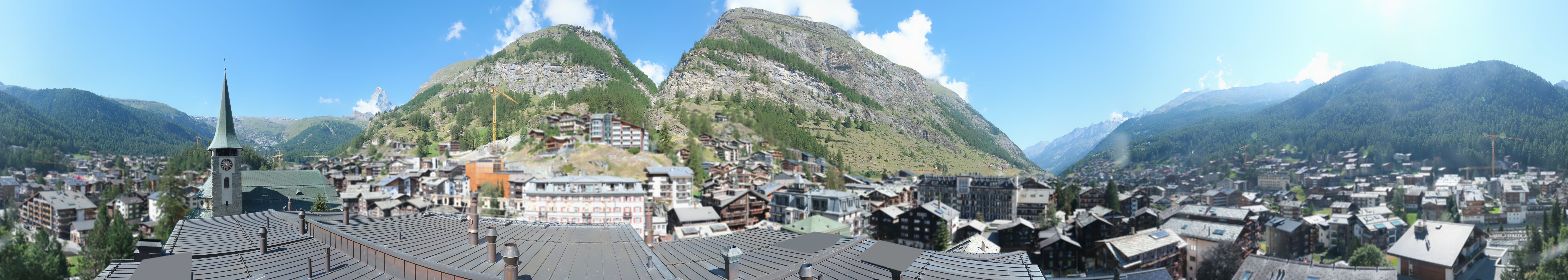 Archiv Foto Webcam Panorama Zermatterhof