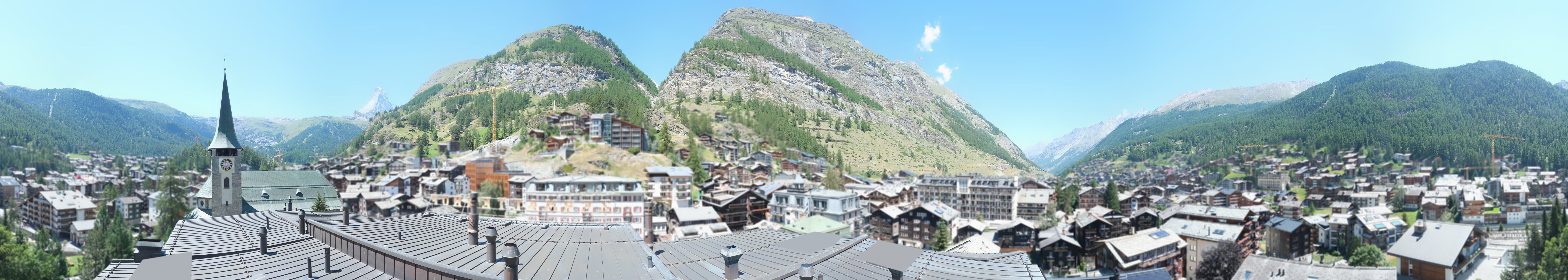 Archiv Foto Webcam Panorama Zermatterhof