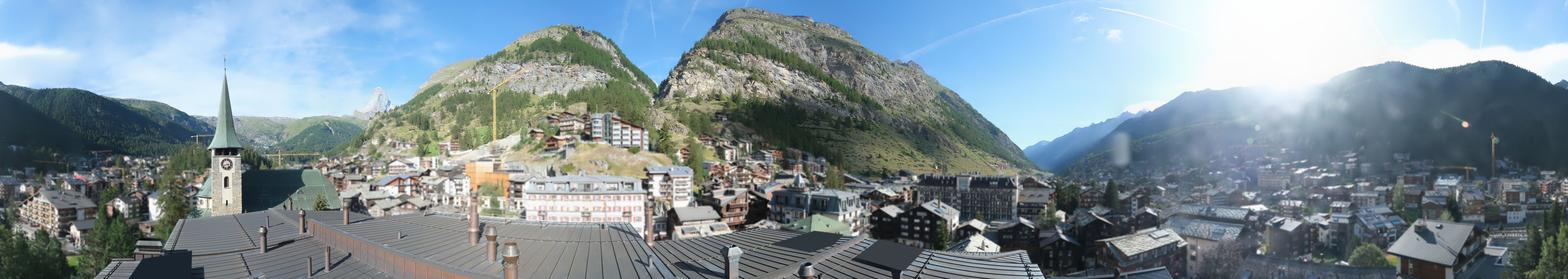 Archiv Foto Webcam Panorama Zermatterhof