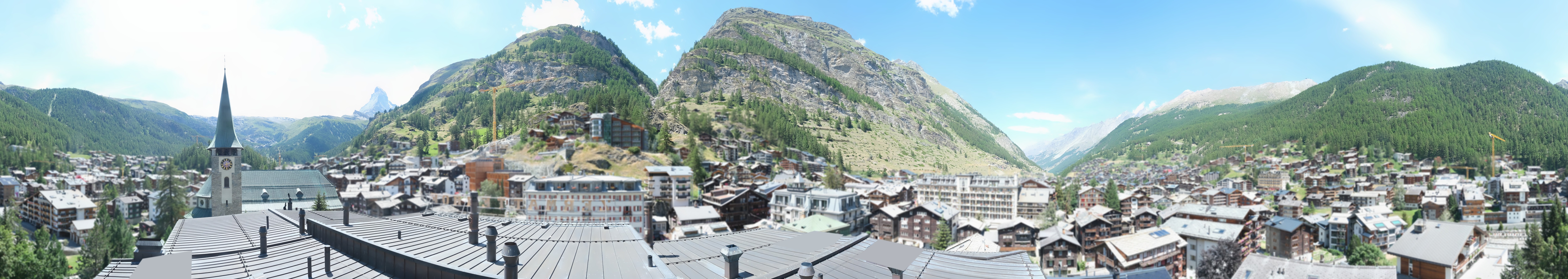 Archiv Foto Webcam Panorama Zermatterhof
