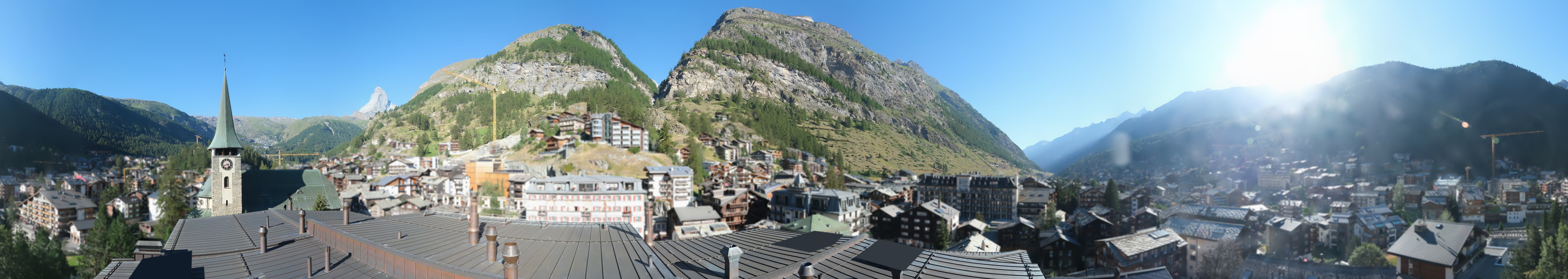 Archiv Foto Webcam Panorama Zermatterhof