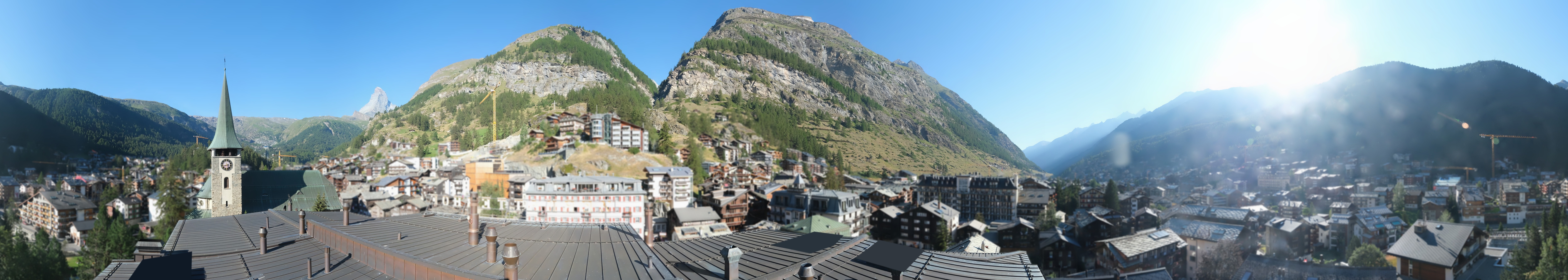 Archiv Foto Webcam Panorama Zermatterhof