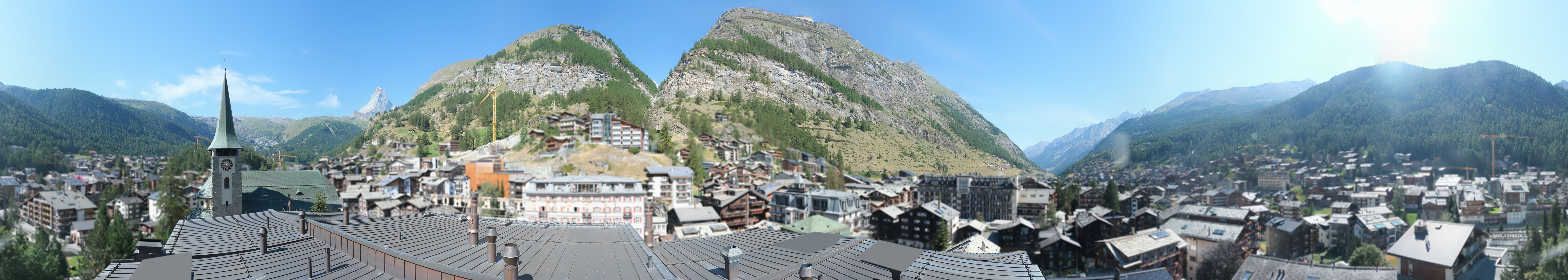 Archiv Foto Webcam Panorama Zermatterhof