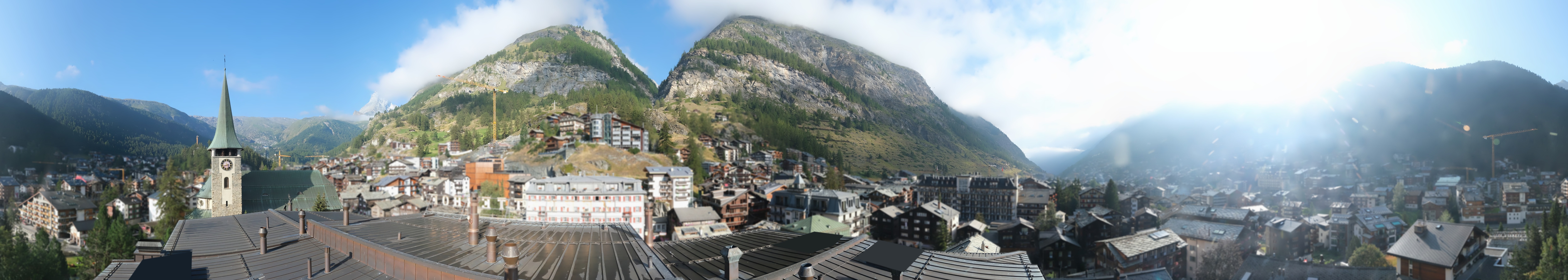 Archiv Foto Webcam Panorama Zermatterhof