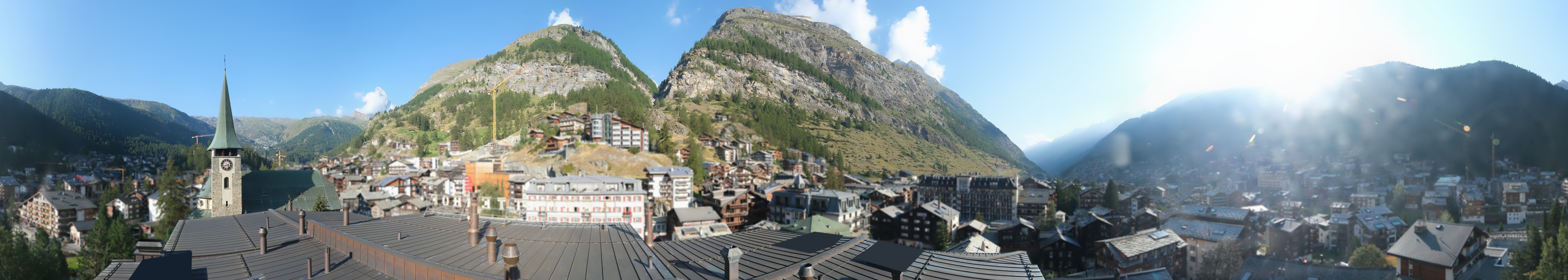 Archiv Foto Webcam Panorama Zermatterhof