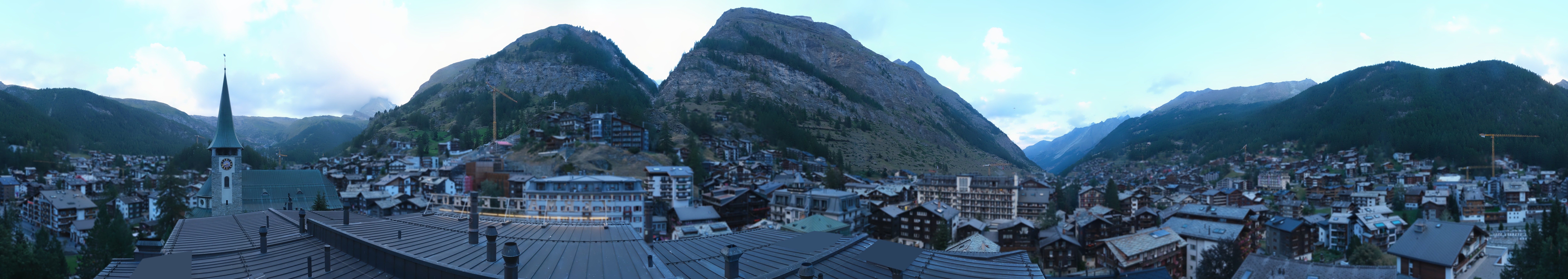 Archived image Webcam Panorama Hotel Zermatterhof