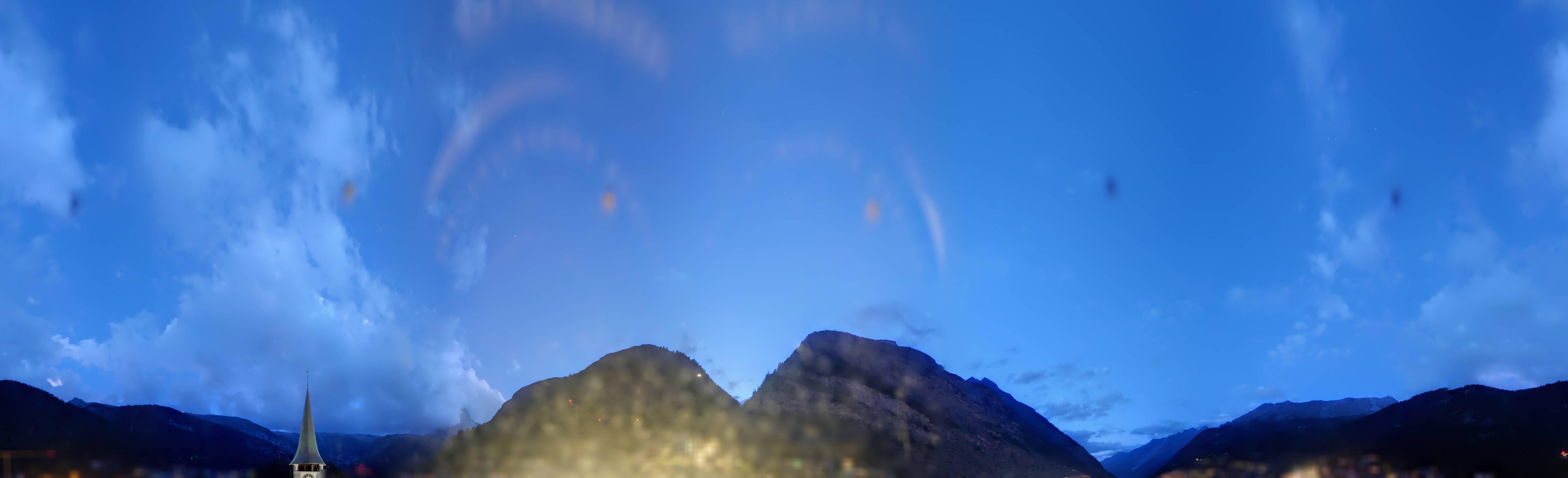 Archived image Webcam Panorama Hotel Zermatterhof