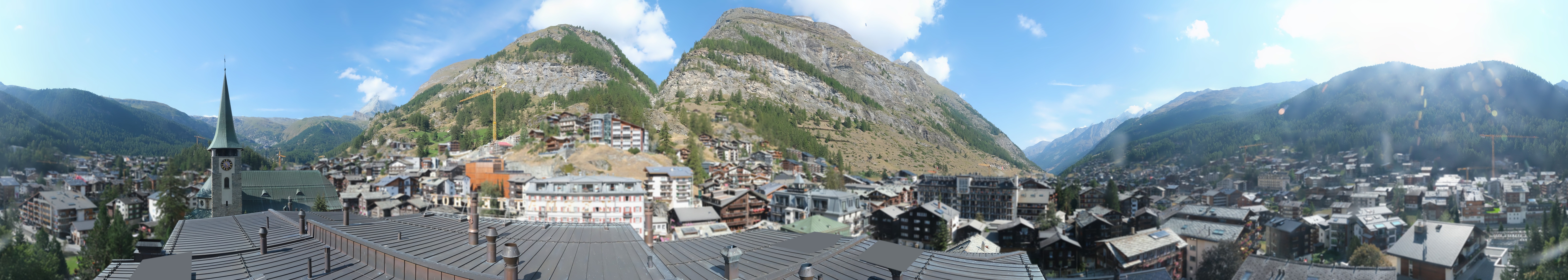 Archiv Foto Webcam Panorama Zermatterhof