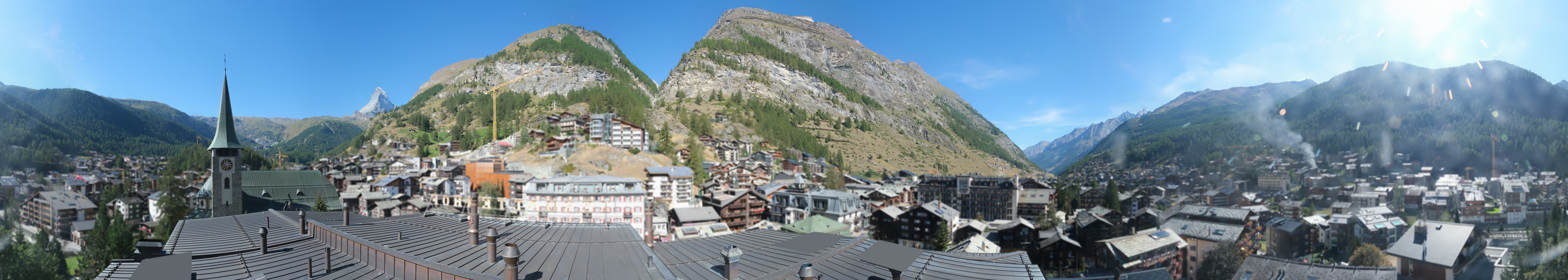 Archiv Foto Webcam Panorama Zermatterhof