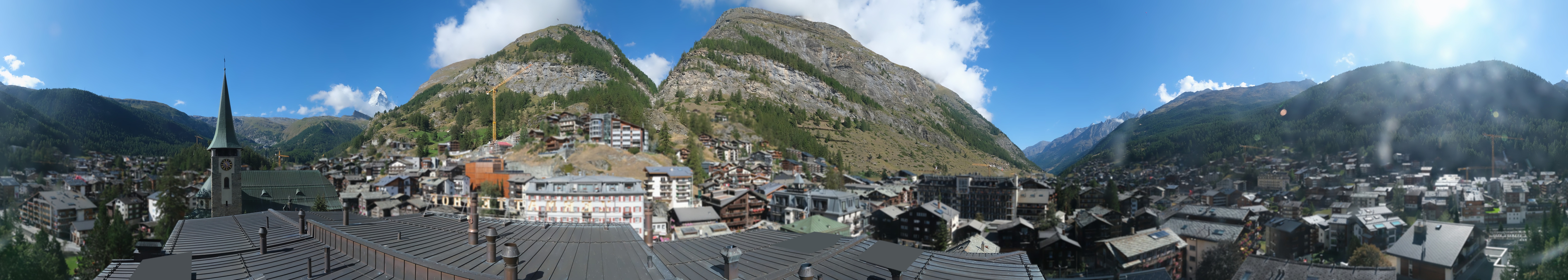 Archiv Foto Webcam Panorama Zermatterhof