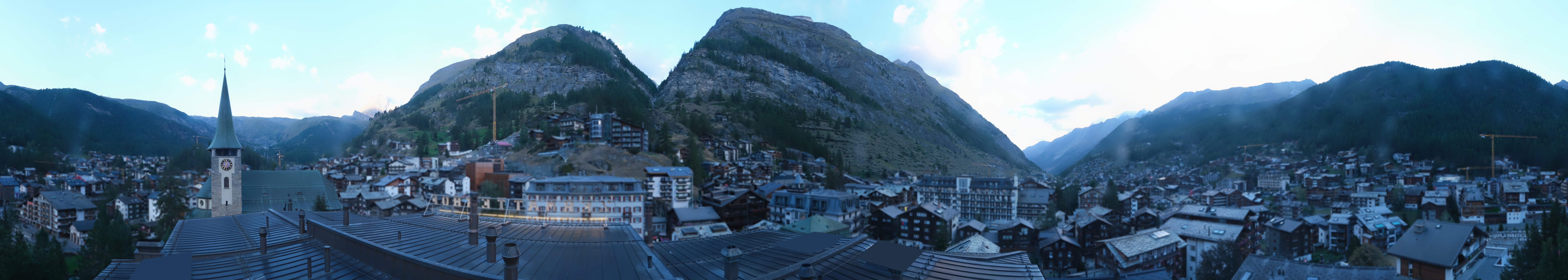 Archived image Webcam Panorama Hotel Zermatterhof