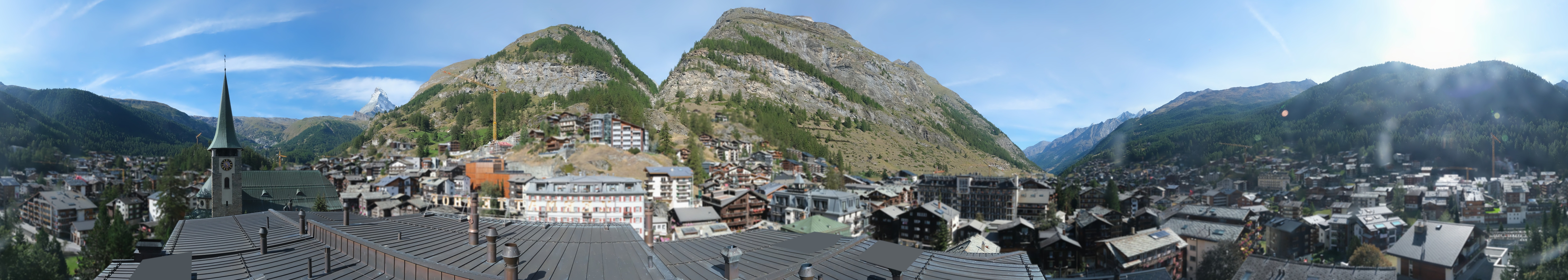 Archiv Foto Webcam Panorama Zermatterhof