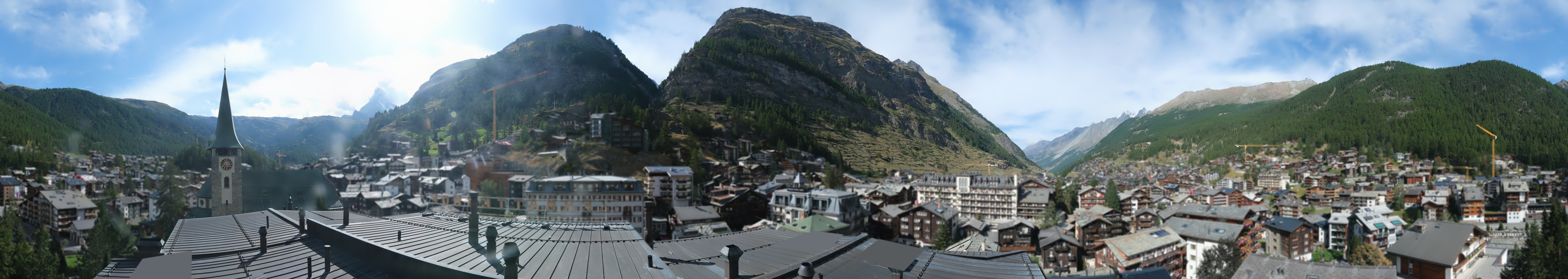 Archiv Foto Webcam Panorama Zermatterhof