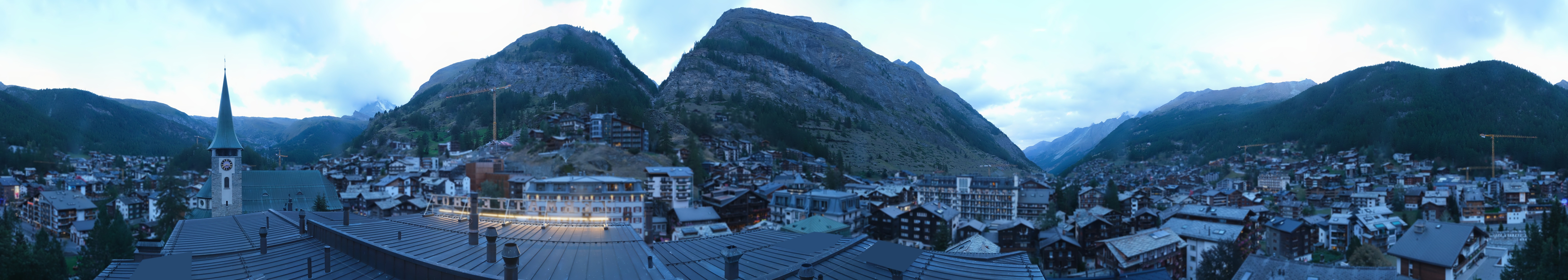 Archived image Webcam Panorama Hotel Zermatterhof