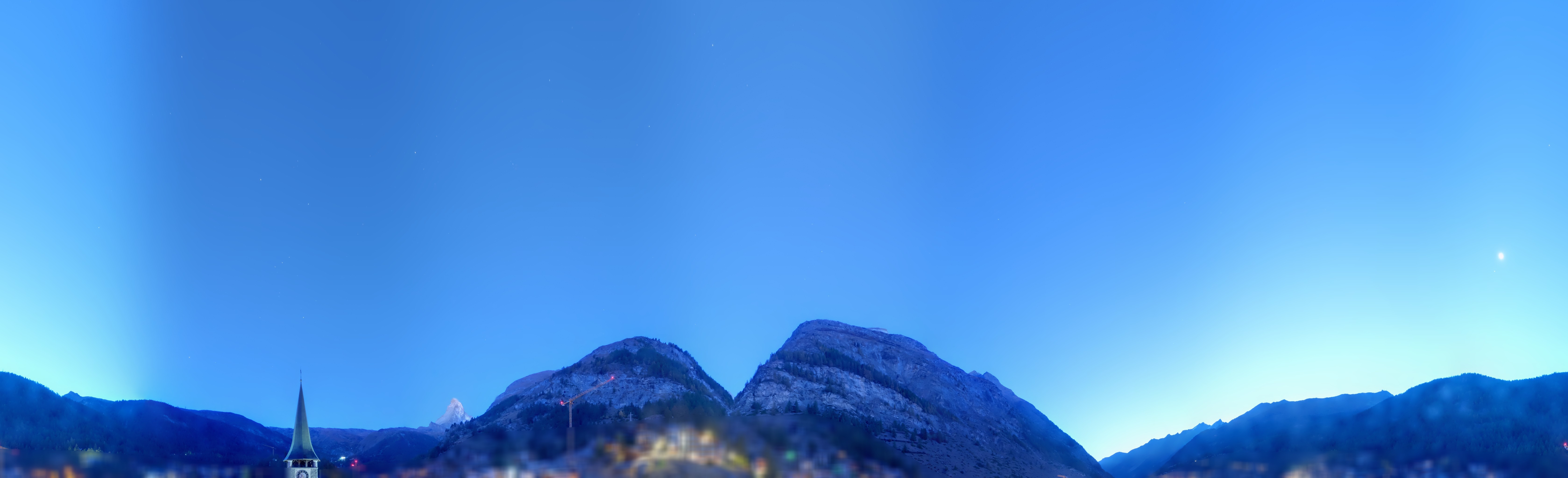 Archived image Webcam Panorama Hotel Zermatterhof