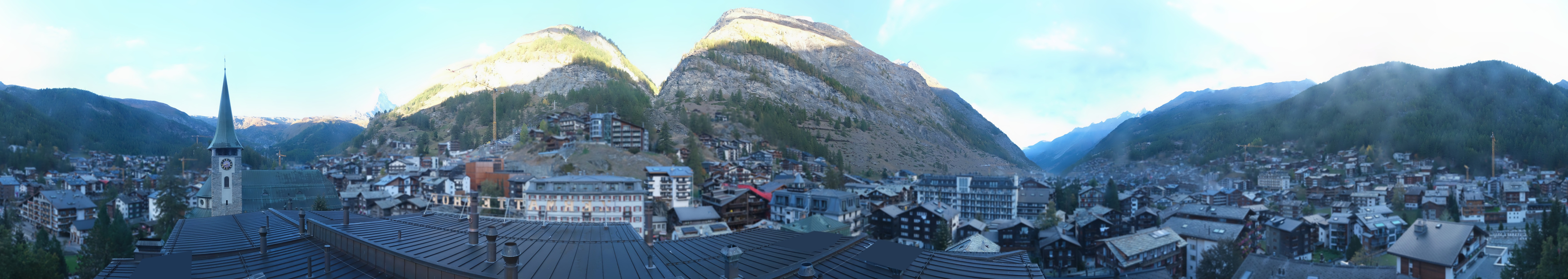 Archived image Webcam Panorama Hotel Zermatterhof
