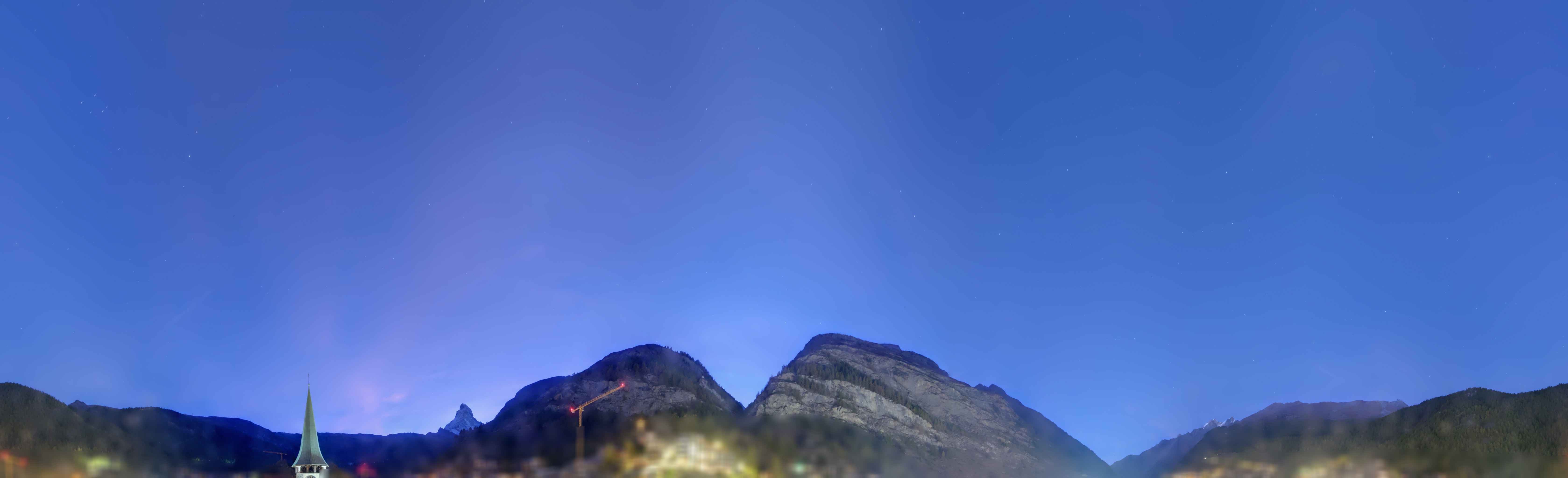 Archived image Webcam Panorama Hotel Zermatterhof