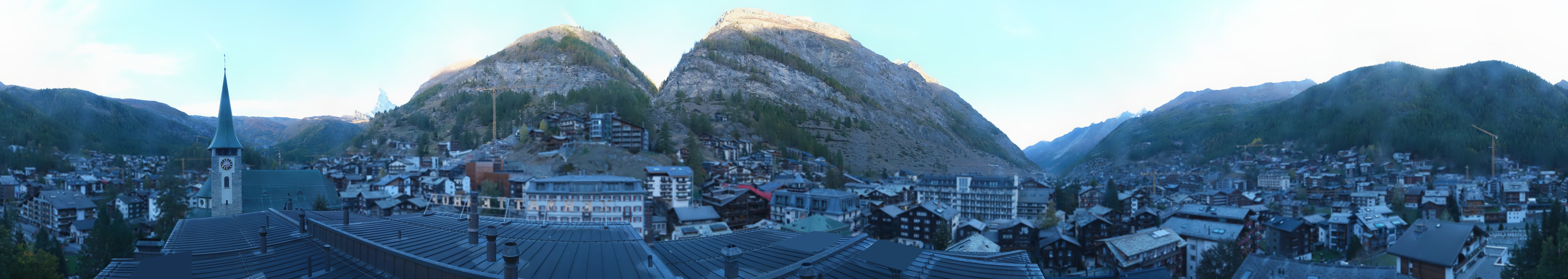 Archived image Webcam Panorama Hotel Zermatterhof