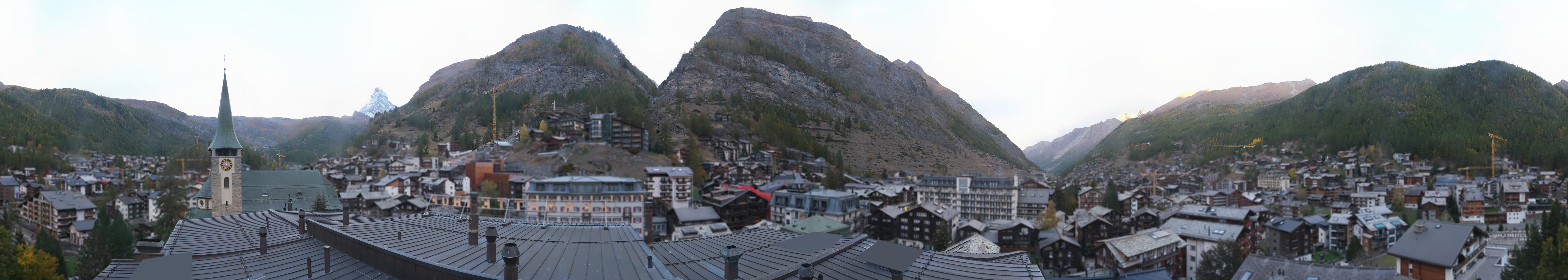 Archived image Webcam Panorama Hotel Zermatterhof