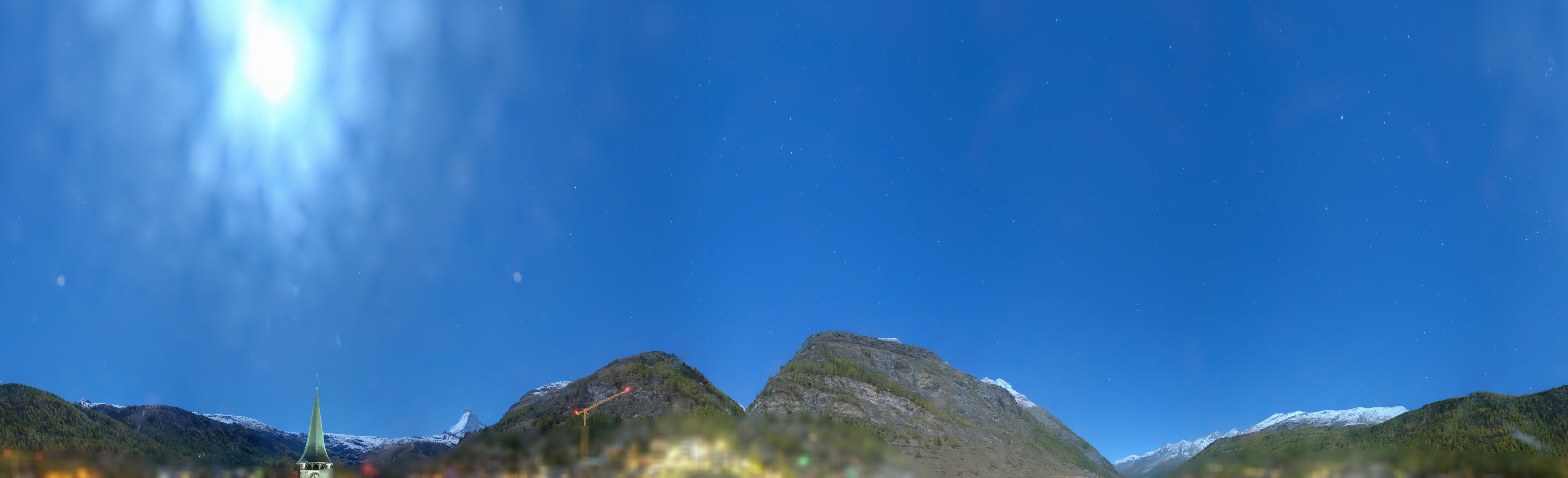 Archived image Webcam Panorama Hotel Zermatterhof