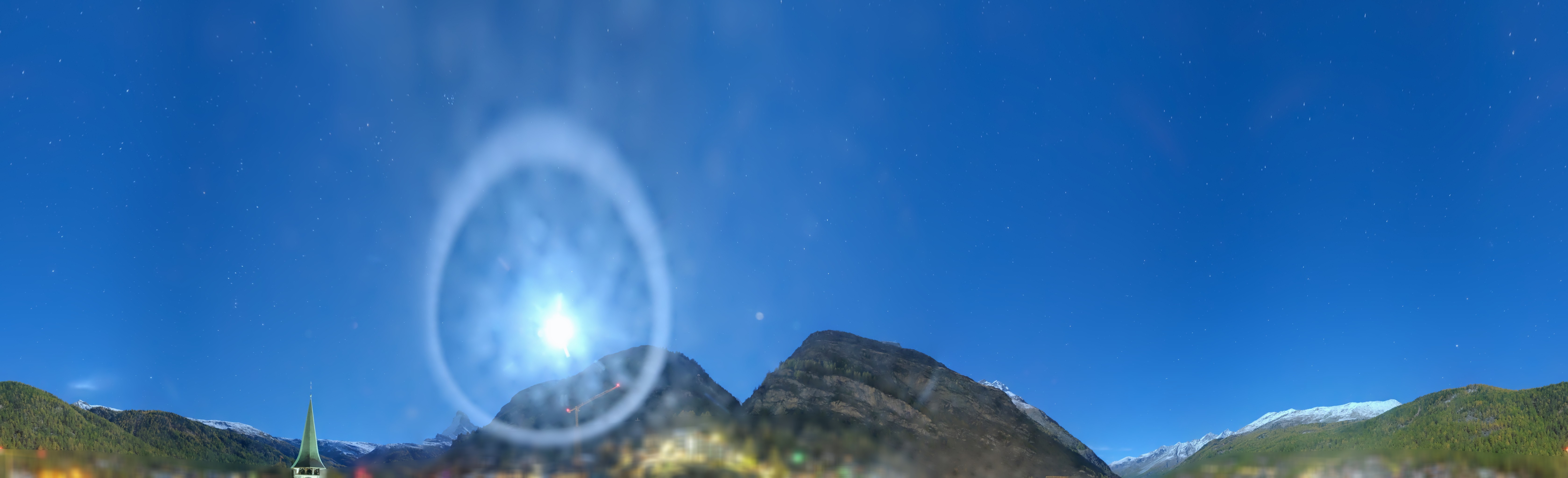 Archived image Webcam Panorama Hotel Zermatterhof