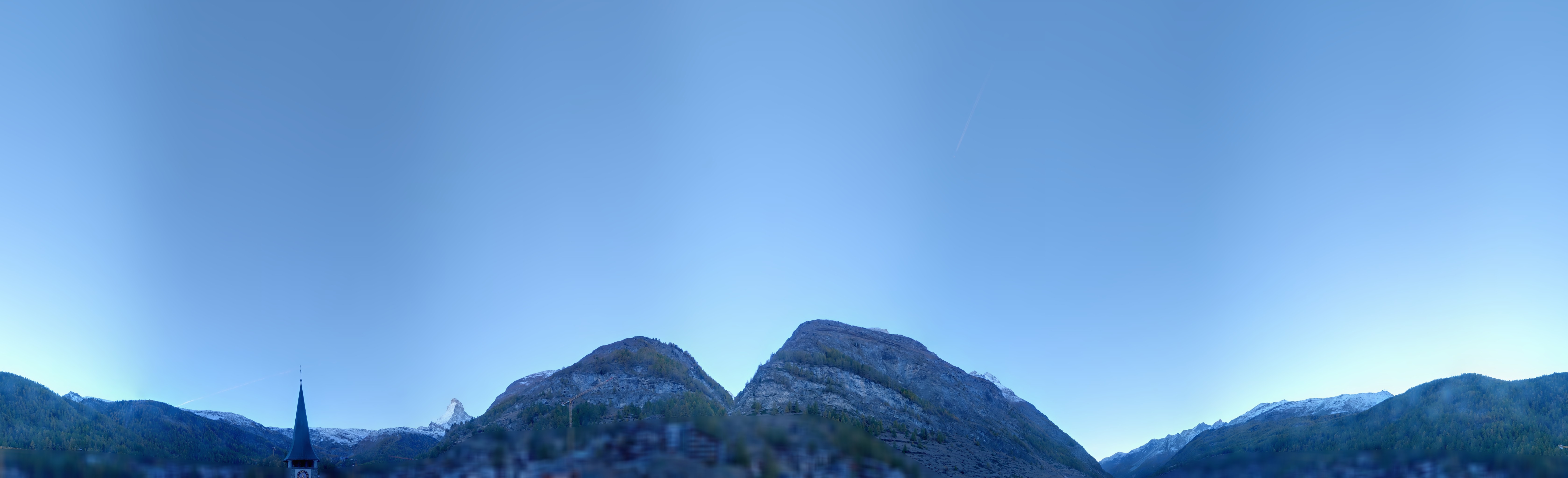 Archived image Webcam Panorama Hotel Zermatterhof
